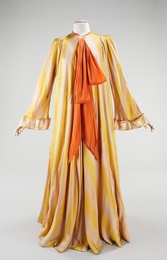 Satin Dressing Gown, Tea Gown, Silk Dressing Gown, Charles James, Brooklyn Museum, Dressing Gowns, American Fashion Designers, 40s Fashion, Costume Collection