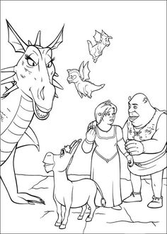 the wizard and his friends coloring pages