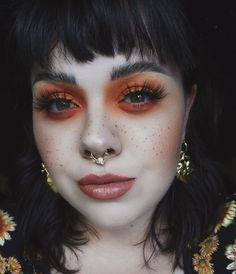 @lunafayebeauty Alternative Wedding Makeup, Everyday Witchy Makeup, Muted Makeup, Witchy Makeup, Demon Makeup, Dope Makeup, Edgy Makeup, Cute Makeup Looks