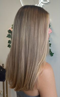 Balayage Straight Hair, Honey Brown Hair