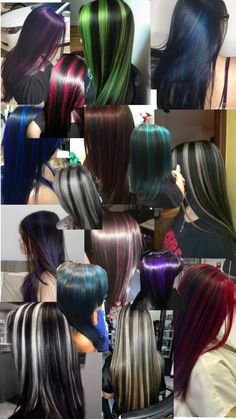 Highlight Hair Dye, Hair Dye Colors, Hair Inspo Color, Dream Hair, Hair Highlights, Pretty Hairstyles