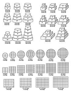 an image of different types of cakes and pies on a sheet of white paper