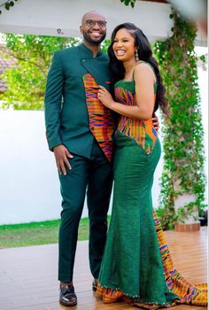 African Engagement Outfits, African Wedding Attire For Couples, Lobola Outfits For Couples, Traditional Wedding Outfits, Couples African Outfits, African Traditional Wedding Dress, David Taylor, African Wedding Attire, Kente Dress