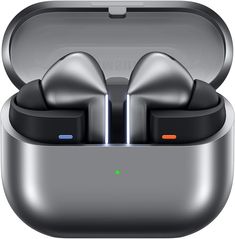 an image of two earphones in the case