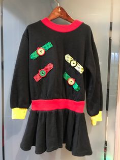 Vintage'80's Girl's 4T knit dress with Clock embellishments Inspired Dress, Knit Dress, Embellishments, Girls Dresses, Girl Outfits, Dress Outfits, Clock, Knitting, Trending Outfits