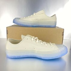 New Converse Off-White Renew Chuck 70 OX Sneakers Mens 8/Wmns 10🔥🔥. Converse Off White, New Converse, Chuck 70, Puma Platform Sneakers, Ox, White Sneaker, Puma Sneaker, Athletic Shoes, Men's Shoes