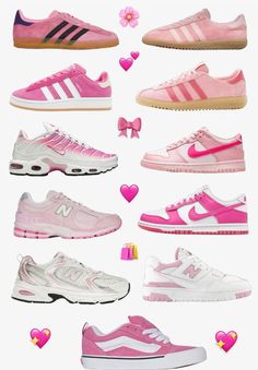 Pink Shoes Outfit Sneakers, Pink Nike Shoes, Pretty Sneakers, Trendy Shoes Sneakers, Pretty Shoes Sneakers, Jordan Shoes Retro, All Nike Shoes, Shoe Wishlist