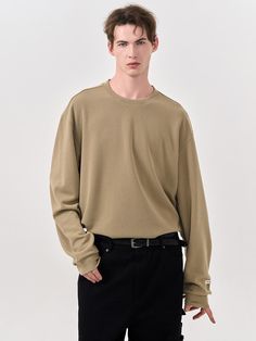 Composition : 95% of polyester + 5% of polyurethaneCountry of Origin : VIETNAM Long Sleeve T Shirt, Vietnam, Long Sleeve Tshirt, Composition, Top Outfits, Mens Outfits, The Originals, Long Sleeve, T Shirt