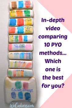 there are five different types of soaps stacked on top of each other with the words, in - depth video comparing 10 pyq method which one is the best for you?