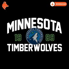 minnesota timber logo on a black background