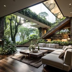 Interior Design Oceanside House Aesthetic, Forest Homes, Hall Entrada, Fantasy House, Design Exterior, Sims House