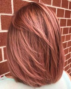 Rose Gold Hair Balayage, Rose Gold Balayage, Trendy Hair Color, Hair Color Balayage, Hair Inspiration Color, Strawberry Blonde