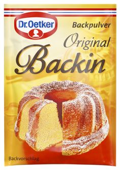 dr oetker backpulver original bakin cake mix