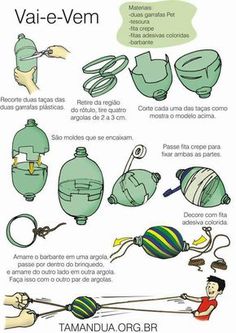 the instructions for how to make an origami lantern with string and paper machs