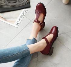 Retro T-strap Mary Jane Shoes sold by KOSMUISHOE on Storenvy Oxford Shoes Women, Best Barefoot Shoes, Hipster Shoes, Vintage Style Shoes, T Strap Shoes, Women Flats, Work Place, Barefoot Shoes, Women Oxford Shoes