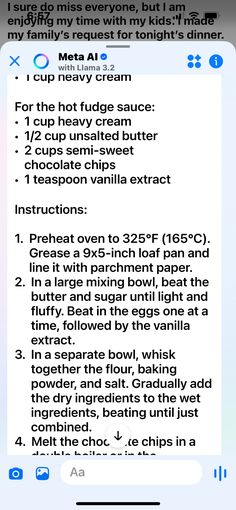 an iphone screen showing the instructions for how to make ice cream in 3 minutes or less