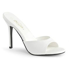 Slide into this classic seductive sandal. 4" heel. Available in a variety of colors. Classic 4-inch Heels For Summer, Classic White Sandals With 4-inch Heel, Classic Heels With 4-inch Heel And Single Toe Strap, Classic White Heels With Single Toe Strap, Classic Sandals With 4-inch Heel, Classic Heels With Single Toe Strap And 4-inch Heel, Fitted Sandals With 4-inch Heel And Open Heel, Classic Fitted Sandals With 4-inch Heel, Classic Fitted Sandals With Heel Loop