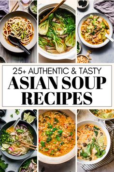 Asian Inspired Soup Recipes, Noodle Soups Asian, Soup Asian Recipes, Japanese Soups And Stews, Soup Recipes Chinese, Asian Style Soup, Healthy Asian Soup, Asian Soups Recipe, Soups From Around The World