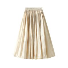 The Casual Skirt Fairy Style Elastic from Guocali is designed for women who value comfort and style. This skirt’s solid color design is versatile, pairing effortlessly with various tops. The mid-length cut strikes a balance between modesty and fashion, making it perfect for both casual outings and semi-formal events. The Pleated Skirt design adds an elegant touch, while the loose fit flatters all body types. Its elastic waistband ensures a comfortable and secure fit, making this skirt a must-hav Spring Maxi Skirt With Elastic Waistband, Solid Color Stretch Cotton Maxi Skirt, Solid Color Cotton Stretch Maxi Skirt, Flowy Beige Maxi Skirt, Flowy Beige Skirt With Elastic Waistband, Beige Flowy Skirt With Elastic Waistband, Solid Color Skirt With Elastic Waistband, Spring Skirt With Elastic Waistband, Solid Plain Maxi Skirt For Spring