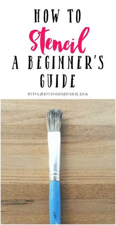 a brush with the words how to steril a beginner's guide on it