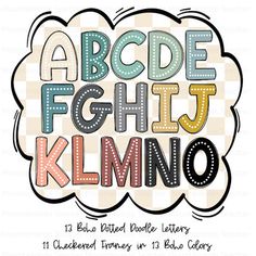 the abc and df alphabet is shown in this printable font file, which includes letters