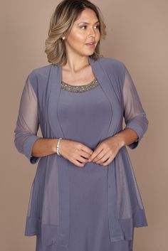 Get ready to look amazing on your daughter's wedding day. This R&M Richards 8442 mother of the bride dress is made with a soft chiffon fabric. It features a sleeveless scoop neckline with matching jacket. Available in several colors and sizes to ensure you find the perfect fit for the big day! Available in Plus Size and Petite Size Fabric : Stretch Spandex Sleeve Style : Sleeveless dress with Jacket Length : 37 inches Color : Plum, Black, Merlot, Slate, Royal Blue, Charcoal, Pine, Navy, Granite Formal Short Dresses Plus Size, Petite Mother Of The Bride Dresses, Dress Wedding Short, Black Formal Dress Short, Jacket Dresses Formal, Style Sleeveless Dress, Backless Dress Short, Long Sleeve Homecoming Dresses, Red Quinceanera Dresses