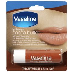 Take great care to maintain soft plump lips all year long! Gentle petroleum jelly lip balm comes in 0.16-oz. sticks infused well with cocoa butter. This mixture makes the lip balm even more hydrating and nourishing. lip therapy is excellent for care packages, the home, taking with you in purses, back packs, gym bags, and more, and resale in pharmacies, convenience stores, or grocery stores. Color: Multicolor. Petroleum Jelly Lip Balm, Benefits Of Vaseline, Chapstick Lip Balm, Vaseline Jelly, Vanilla Scent