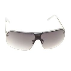 These sleek J. Ferrar men�s shield sunglasses will be a stylish addition to any wardrobe. With its slim, silver-tone wrap-around frame and sheer lenses offering UV protection, this style pairs well with chino shorts and a shirt. Features: Uv Protection, Gradient LensShape: ShieldBase Material: 90% Metal, 10% PlasticCare: Wipe CleanCountry of Origin: Imported Trendy Silver Anti-reflective Shield Sunglasses, Silver Rimless Anti-reflective Shield Sunglasses, Summer Silver Shield Sunglasses With Anti-reflective Coating, Trendy Silver Shield Sunglasses With Polarized Lenses, Casual Silver Shield Sunglasses With Uva Protection, Trendy Silver Aviator Sunglasses With Uva Protection, Casual Silver Shield Sunglasses With Mirrored Lenses, Silver Shield Sunglasses With Uva Protection For Summer, Summer Silver Shield Sunglasses With Uv Protection