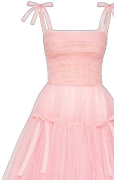 Pink Tulle Skirt Dress For Garden Party, Pink Bridesmaid Dress With Boned Bodice, Feminine Organza Dress For Debutante Ball, Wedding Dress With Delicate Tulle Straps, Pink Feminine Dress For Debutante Ball, Feminine Pink Dress For Debutante Ball, Elegant Pink Tutu Dress For Garden Party, Pink Party Dress With Delicate Straps, Pink Tulle Dress With Corset Back