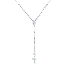 Show your spiritual side. What a perfect gift to give to friends and family this holiday season. A .925 Sterling Silver cross necklace is a wonderful gift for a baptism, a confirmation or as an Easter present for a friend or family member who wears spiritual jewelry. A meaningful gift of Christmas jewelry that can be enjoyed throughout the year, our crucifix dangle is stunning example of religious jewelry. Be fashionable and show your love for cross jewelry at the same time. Order one today for Rosary Prayers Catholic, Mary Catholic, Easter Presents, Silver Cross Necklace, Rosary Prayer, Sterling Silver Cross Necklace, Catholic Rosary, Y Necklace, Rosary Catholic