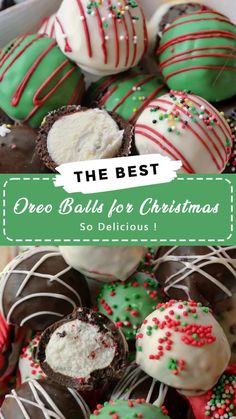 the best oreo balls for christmas so delicious i can't wait to eat them