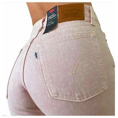 Levi's Premium Wedgie Straight In Slacker Wash *Sold At Free People* New With Tag! Item Arrives Professionally Wrapped/Sealed In A Polybag. - Rigid Denim - Pink Acid Wash - Cropped Length - High-Rise - Snug Through Hip & Thigh - Button Fly - 100% Cotton Size: 29" Waist & 26" Inseam High Rise Washed Pink Jeans, Spring Faded Levi's Jeans, Spring Faded Jeans By Levi's, Spring Season Faded Levi's Jeans, Fitted Acid Wash Bottoms With Five Pockets, Levi's Faded Straight Leg Bottoms, Pink Washed Denim Bottoms, Vintage Pink Jeans For Spring, Vintage Pink Cotton Jeans