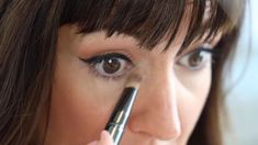 This is a guide to under-eye concealer for over 40sLearn how to apply under-eye concealer to mature skin with this easy step-by-step tutorial. Under Eye Concealer Over 40, Concealer Map, Concealer Creasing, Covering Dark Undereye Circles, Eye Bags Makeup, Concealer Application