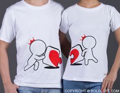 Once you find the missing piece to the puzzle of your life, things will never be the same. This cute couple's t-shirt duo beautifully illustrates that special type of love! BoldLoft "Incomplete Without You" Matching Couple Shirts. #BoldLoft #MatchingCoupleShirts Type Of Love, Cute Couple Gifts, Couple Tees, The Missing Piece, Couple Shirt, Matching Couple Shirts, Christmas Gifts For Girlfriend, Never Be The Same, Couple Tshirts