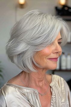 The Trendiest Layered Bob Haircuts of 2024 Disconnected Layers, Brunette Tones, Shaggy Bob Haircut, Short Haircuts With Bangs, Warm Brunette, Patio Flowers, Layered Bob Haircuts, Layered Bobs, Old Hairstyles