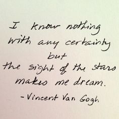 a piece of paper with writing on it that says i know nothing with any creativity but the sight of hh stars makes me dream