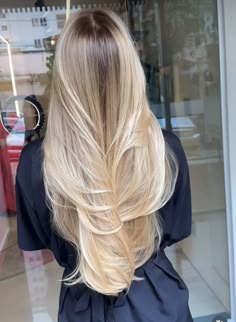 Cute Hair Blonde, Cute Hair Colors, Hair Colours, Cute Hair, Hair Blonde, Balayage Hair, Hair Inspo, Cute Hairstyles, Balayage