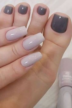 Mani Pedi Color Combos, Diy Pedicure, Unghie Sfumate, Toe Nail Color, Smink Inspiration, Black Nail, Cat Kuku, Neutral Nails, Chic Nails