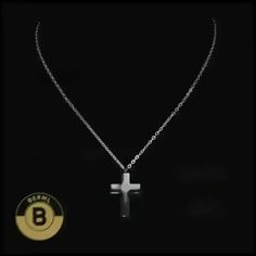 Our Abraán necklace is a stunning symbol of faith and resilience. With its link chain and striking cross pendant, this necklace isn't just jewelry; it's a statement of your unwavering spirit. The cross pendant was crafted from sleek black stainless steel, with a polished finish that catches the eye. Each time you wear it, feel the weight of its special meaning – a reminder that better days await. Let this necklace be your beacon of hope in tough times, your talisman of strength. Specifications:M Minimalist Stainless Steel Cross Pendant Jewelry, Clavicle Chain Necklace With Cross In Stainless Steel, Black Cross Chain Necklace Gift, Black Cross Chain Necklace As Gift, Gift Black Cross Chain Necklace, Minimalist Silver Stainless Steel Cross Necklace, Minimalist Stainless Steel Cross Necklace As A Gift, Minimalist Stainless Steel Cross Necklace For Gift, Stainless Steel Cross Pendant Clavicle Necklace