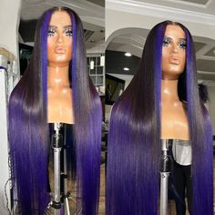 Brand Name Lumiere Hair Hair Type Ombre Purple Colored Straight? Lace Glueless Wigs Material 100% Human Hair(10A Grade), Cut from One Hair Donor Hair Texture Colorful Human Hair Wigs Lace Type 4x4/5x5 Lace closure, 13x4 Lace Frontal Wig Length 10-32 inch Density 150% 180% Density Straps Adjustable Strap Hairline Pre-Bleached Hairline, Dome Cap Structure? Wig Size Average Size (Head Circumference 21.5-22.5 Inch) Dyed/Restyled Yes, Can Be Dyed Or Bleached Payment Accept Debit/Credit Card or PayPal Colorful Wigs, Pretty Hair Color, Ombre Wigs, Straight Lace Front Wigs, Lace Front Human Hair