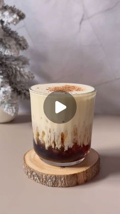 a video showing how to make an ice cream sundae with chocolate and whipped cream