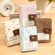 Cute Women Business Card Holder Case Book Canvas Bank Credit Card Clip Wallet Cardholder Print Cheap Rectangular Card Holder With Belt Clip, Cute Cheap Card Holder With Card Slots, Business Card Wallet, Purse Holder, Card Holder Purse, Card Holder Case, Diy Handbag, Clip Wallet, Coin Bag