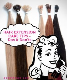 Important Hair Extension Care Tips that you need to know! Colored Hair, Beauty Tutorials, Hair Envy, Dream Hair, Love Hair, Hair Extension