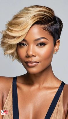 Hairstyles With Shaved Sides, Long Hair Shaved Sides, Bob Ombre, Sleek Short Hair, Haircuts 2024, Ebony Hair, Braids With Shaved Sides, Shaved Side Hairstyles, Short Haircut Styles