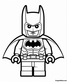 the lego batman coloring pages for kids