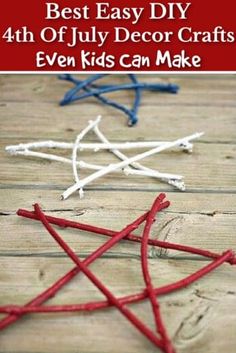 the best easy diy 4th of july decor crafts even kids can make