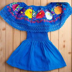 Blusa Bordada TM-77508 Blue Embroidered Blouse Mexican Blouse, Traditional Mexican, Sales Tax, Embroidered Blouse, Blue Blouse, Extra Large, Cotton Fabric, Handmade Items, For Women