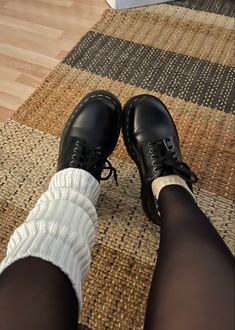 Stockings With Doc Martens, Doc Marten Shoes Oxfords, 1416 Dr Martens, Quad Platform Shoes Outfit, Types Of Doc Martens, 8053 Quad Outfit, Doc Martens 8053 Platform, 8053 Quad Dr Martens, Dr Martens With Leg Warmers