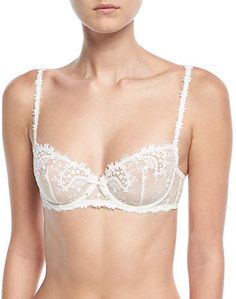 Simone Perele Wish Lace Demi Cup Bra Demi Cup Bra, Pretty Bras, Demi Cup, Simone Perele, Full Cup Bra, Cup Bra, Demi Bra, Lace Fashion, Bras And Panties