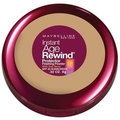 Maybelline Size: .32 Ounce (9 G.).  Color: Beige. Maybelline Instant Age Rewind, Age Rewind, Goji Berry, Finishing Powder, Maybelline New York, Broad Spectrum Sunscreen, Powder Makeup, Goji Berries, Pressed Powder